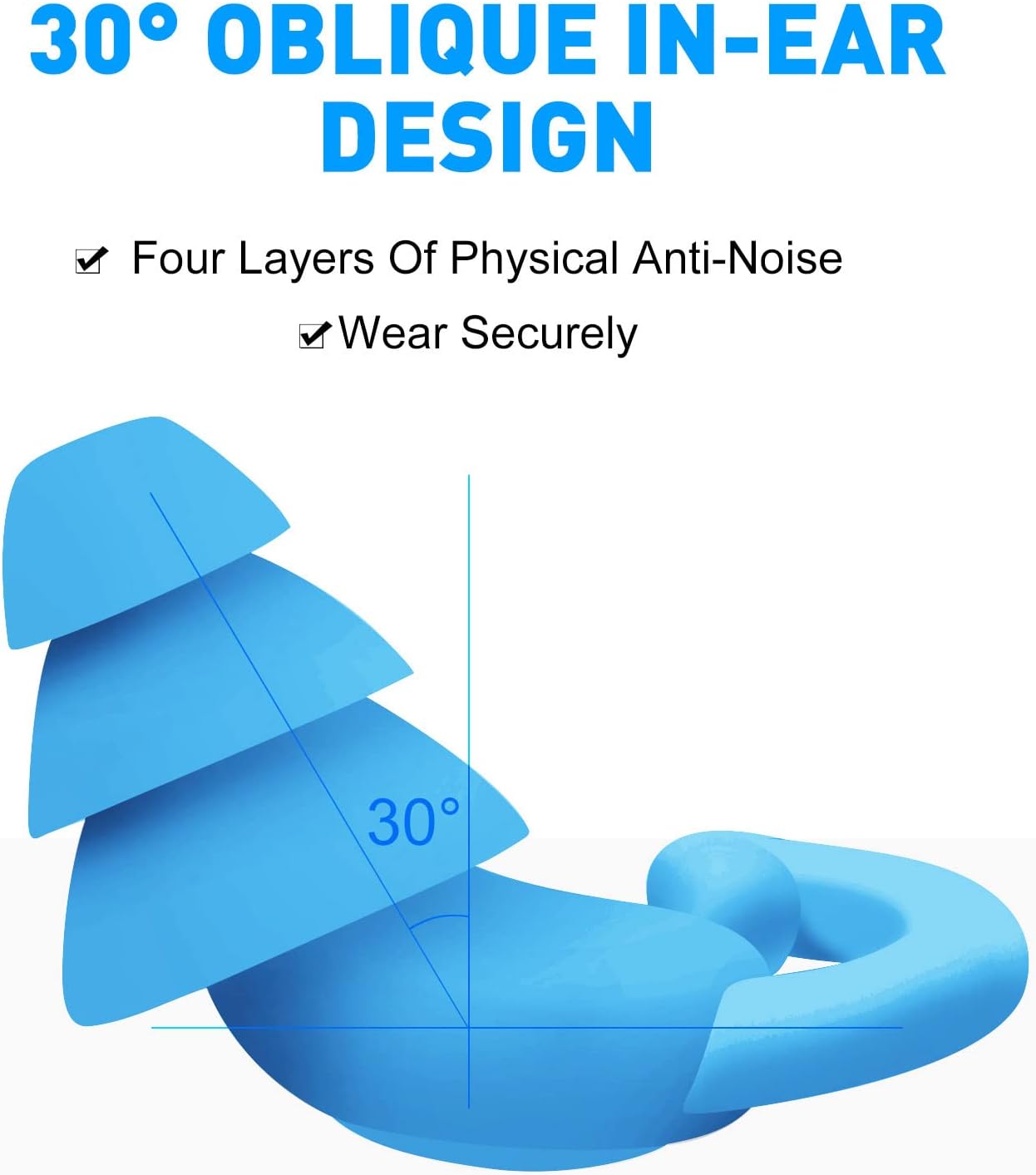 Noise Cancelling Anti Snoring Ear Plugs