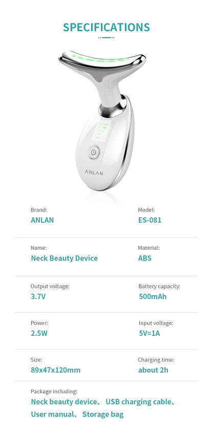 ANLAN Neck Face Photon Therapy Beauty Device