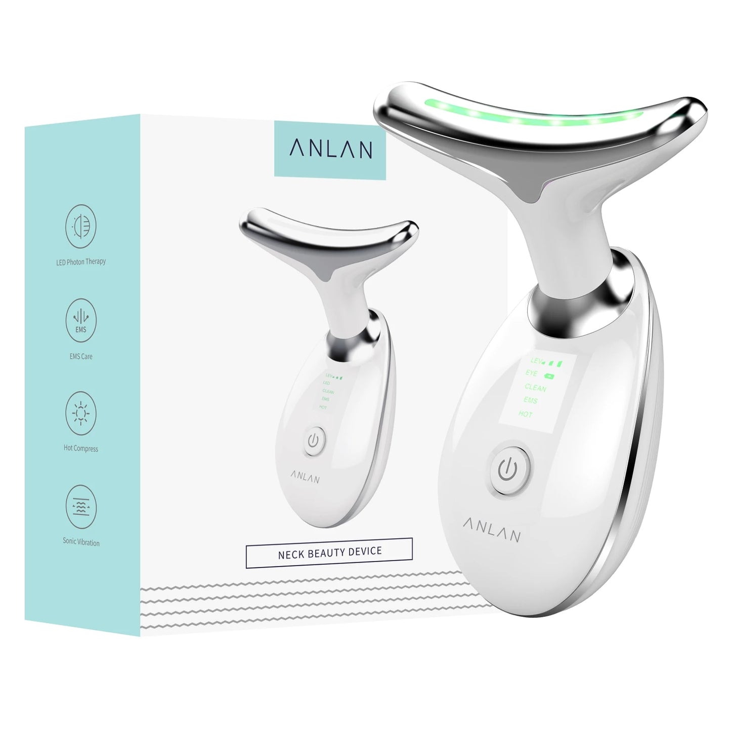 ANLAN Neck Face Photon Therapy Beauty Device